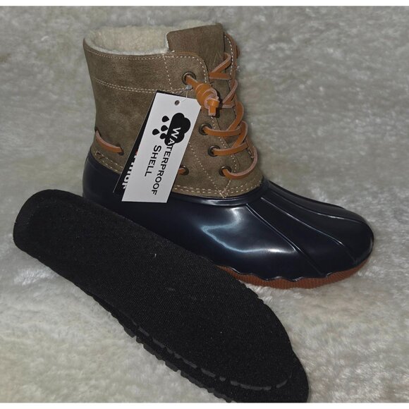 Polar Armour Duck Boots Women's Size 10 M Blue Waterproof NEW - Picture 3 of 11